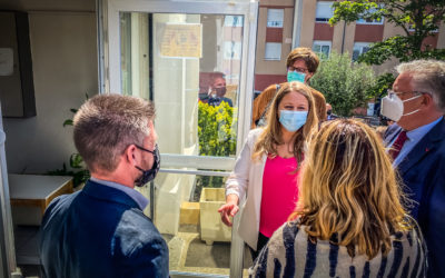 Visite de Nadia Hai, ministre chargée de la Ville
