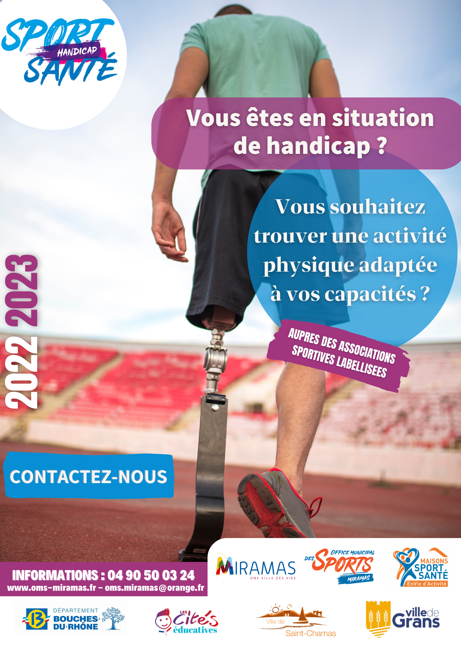 Affiche sport handicap