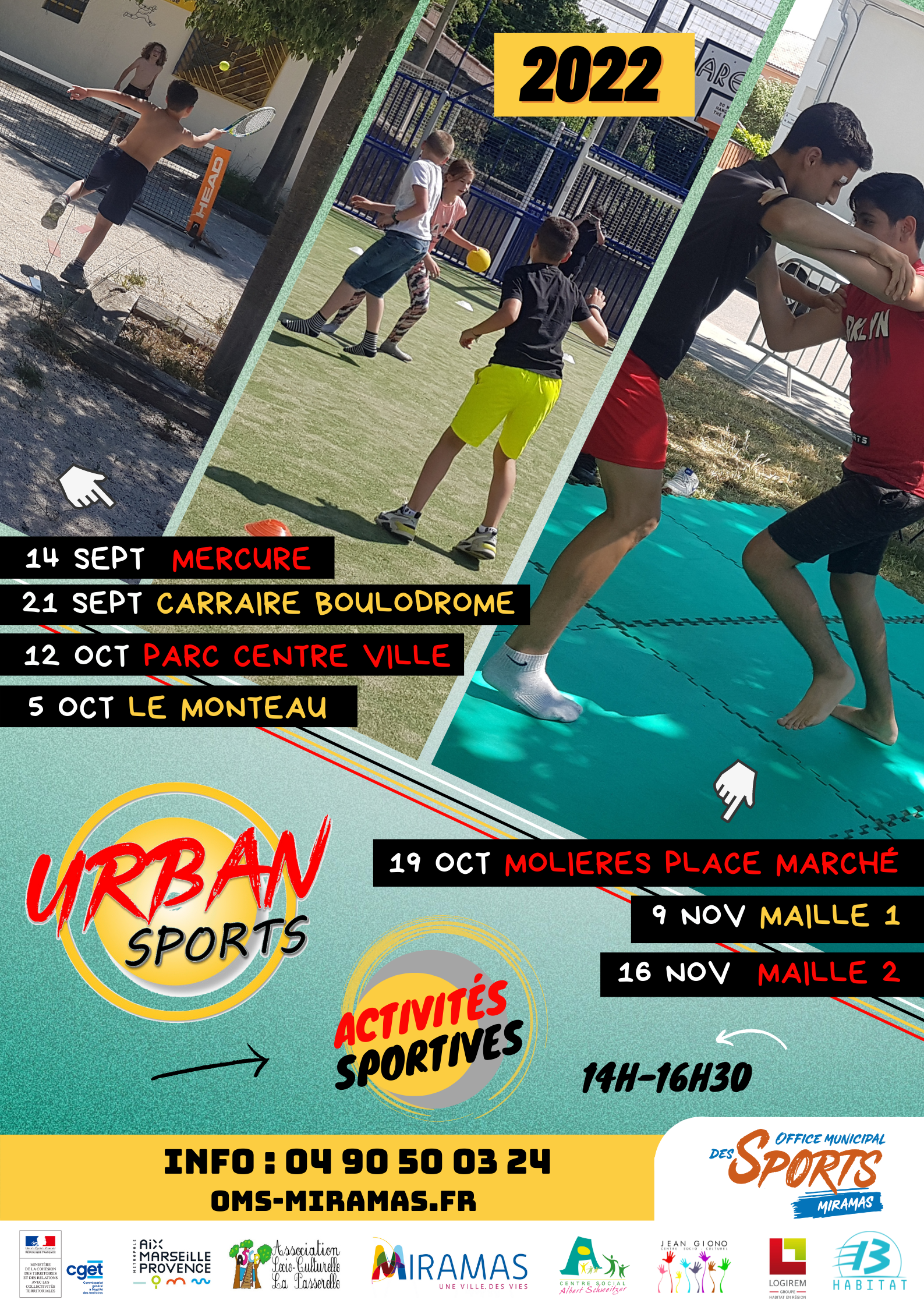 Affiche Urban Sports 2022 2e sem.
