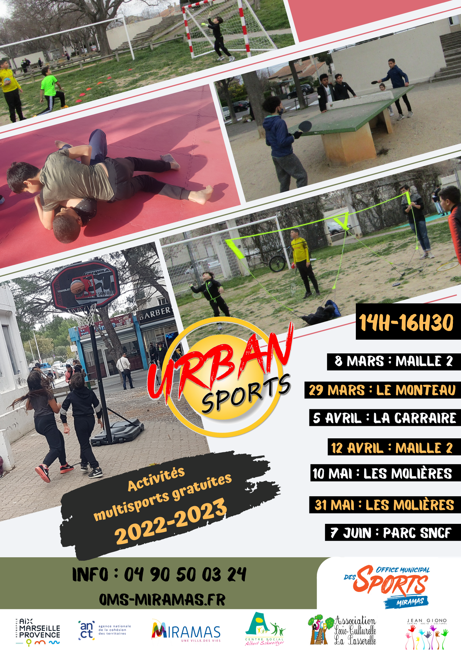 Affiche URBAN Sports 1er semestre