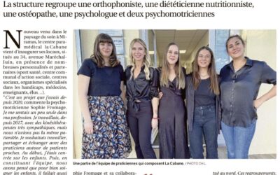« La Cabane : un nouveau centre paramédical pluridisciplinaire » – Revue de presse La Provence 28/09/2023