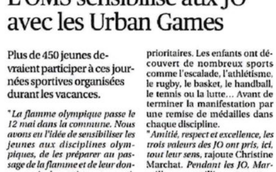 « L’OMS sensibilise aux JO avec les Urban Games » – Revue de presse La Provence 08/03/2024